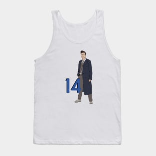 David Tennant Doctor Who 14 Tank Top